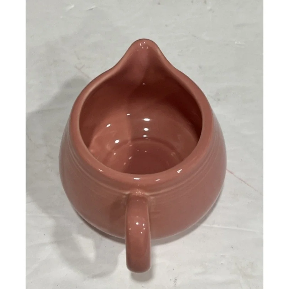 Fiesta HLC Creamer And Sugar Set Lid, Tray Rose Pink Peony Fiestaware‎ 4 Pcs